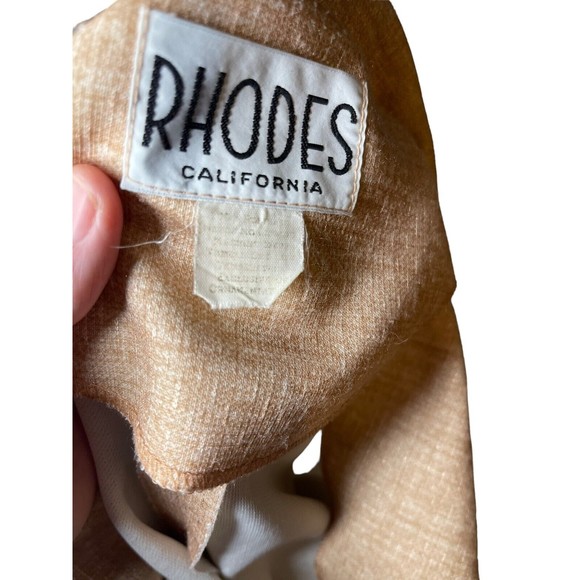 Vintage Rhodes California Womens Blazer Jacket Pink Blush Unique Piece‎ Business - Picture 8 of 8